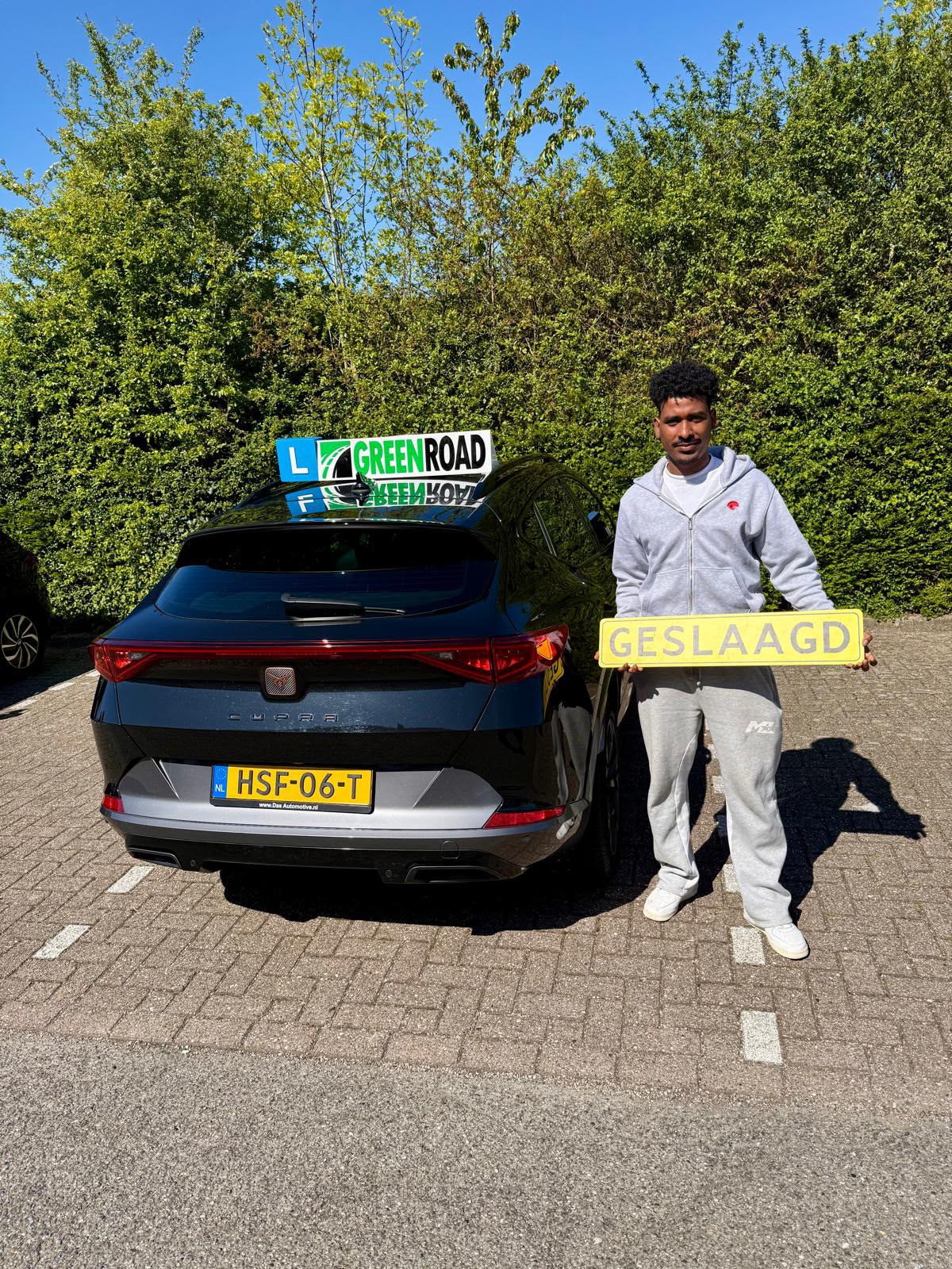 Geslaagd bij Greenroad